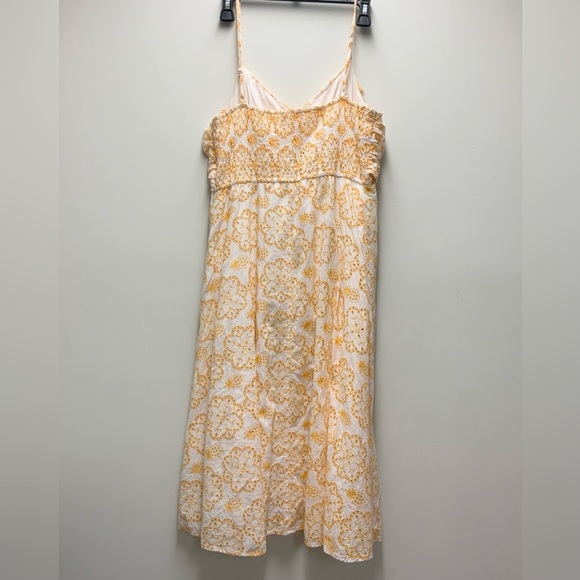 JustMe | ASOS  yellow strappy midi dress with bow front detail - Picture 7 of 7